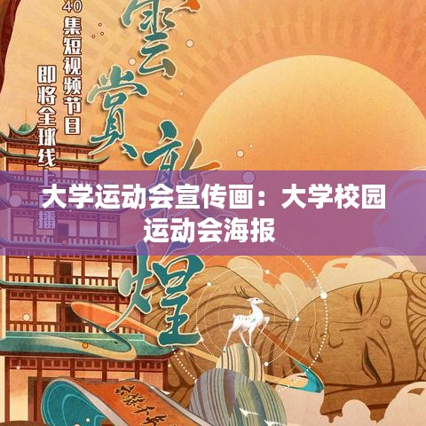 大学运动会宣传画：大学校园运动会海报 