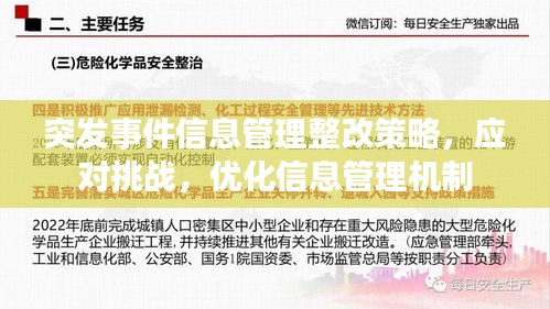 突发事件信息管理整改策略，应对挑战，优化信息管理机制