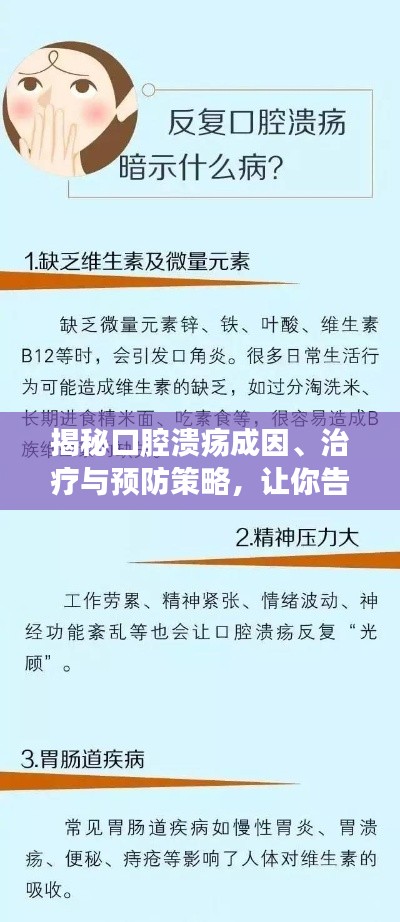 揭秘口腔溃疡成因、治疗与预防策略，让你告别反复溃疡困扰！