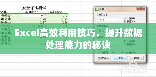 Excel高效利用技巧，提升数据处理能力的秘诀